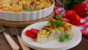 Рецепт Рисовой запеканки Летний цветок