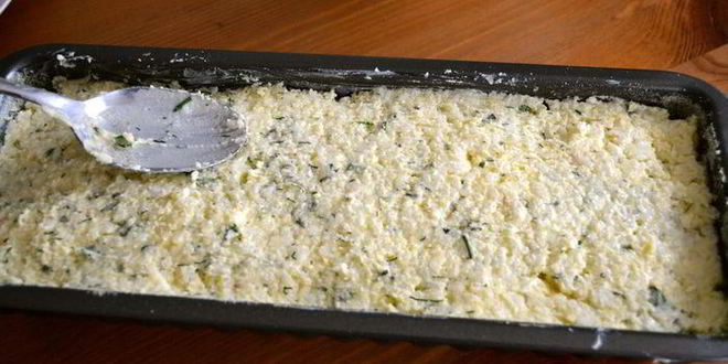 Рецепт рисовой запеканки с лососем