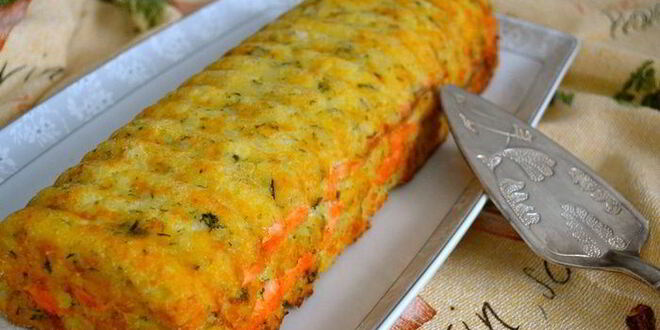 Рецепт рисовой запеканки с лососем