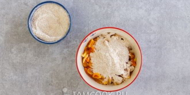 Рецепт творожной запеканки с курагой