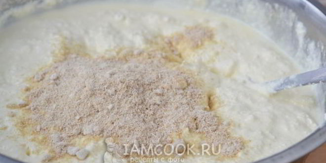 Рецепт творожной запеканки с яблоком по дюкану