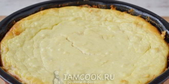 Рецепт творожной запеканки с яблоком по дюкану
