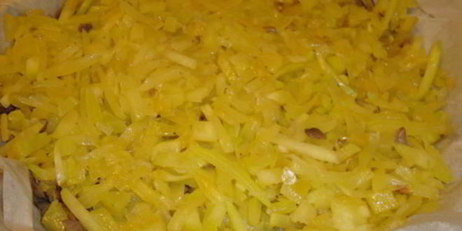 Рецепт тыквенно-картофельной запеканка с грибами