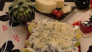 Рецепт Запеканки из артишоков с бараниной