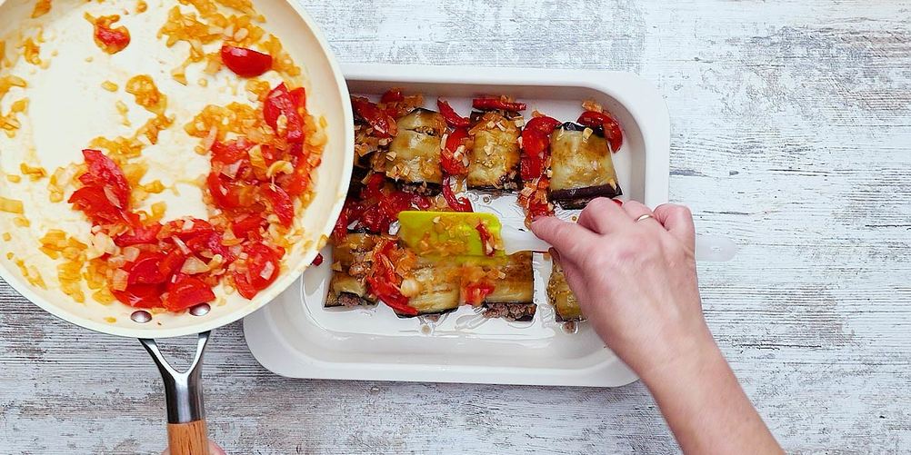 Как приготовить запеканку из баклажанов с фаршем