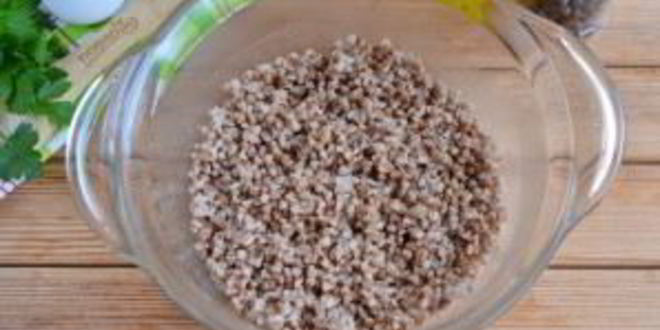 Рецепт запеканки из готовой гречневой каши