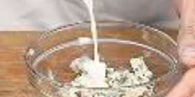 Рецепт запеканки из картофеля с вешенками и голубым сыром