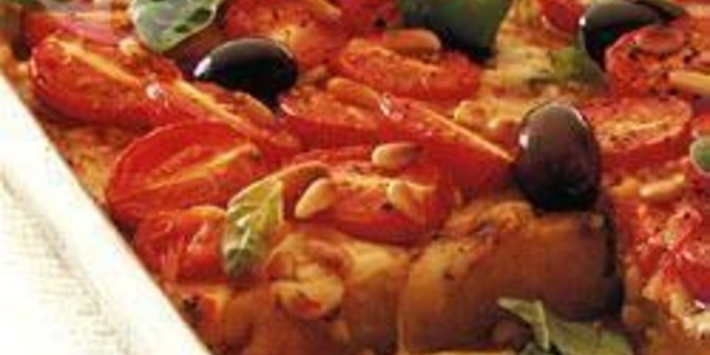 Как приготовить запеканку из кукурузной крупы с томатами и сыром моцарелла