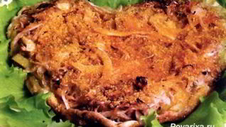 Рецепт Запеканки из квашеной капусты с картофелем