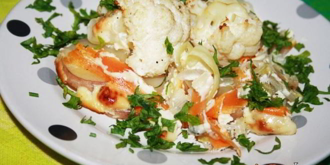 Рецепт запеканки из летних овощей с очень вкусной заливкой