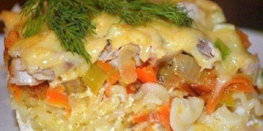 Как приготовить запеканку из макарон под молочным соусом