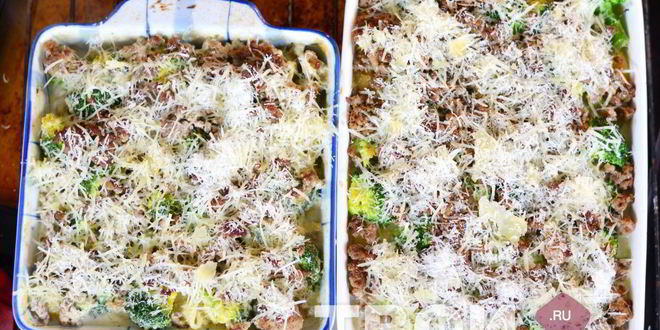 Рецепт запеканки из сырых макарон
