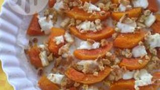 Рецепт Запеканки из тыквы с козьим сыром