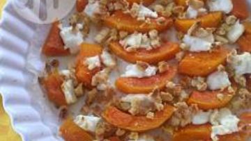 Рецепт Запеканки из тыквы с козьим сыром