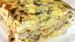 Рецепт Запеканки картофельной с курицей в духовке