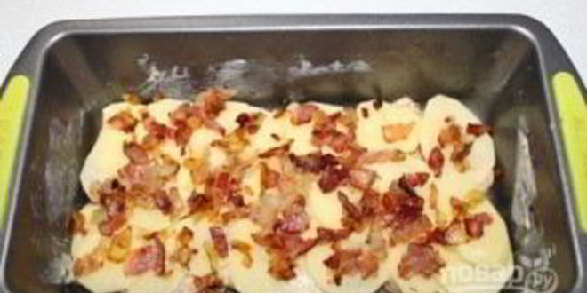Рецепт запеканки картофельной с курицей в духовке
