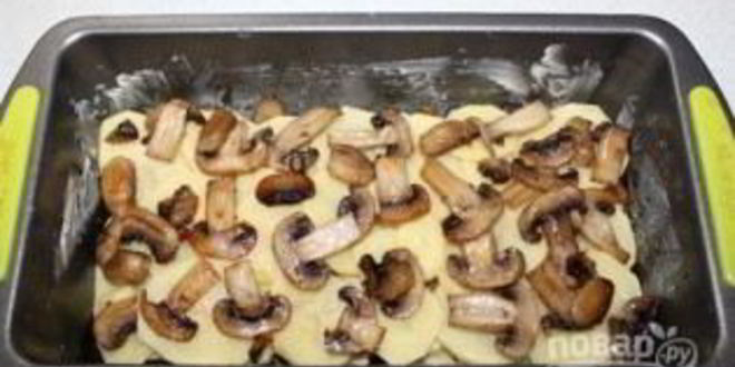 Рецепт запеканки картофельной с курицей в духовке