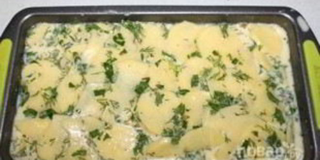 Рецепт запеканки картофельной с курицей в духовке