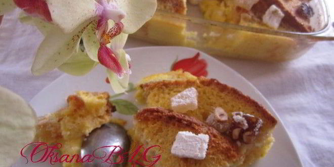 Рецепт запеканки с куличом