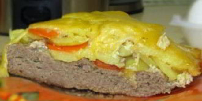 Рецепт запеканки с мясом и картошкой