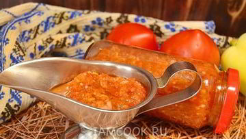 Рецепт Аджики без яблок на зиму