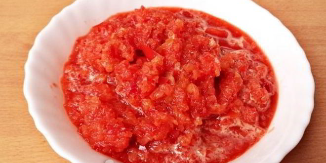 Рецепт аджики из красной смородины