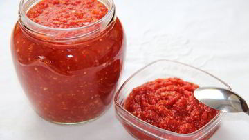 Рецепт Аджики из перца и чеснока