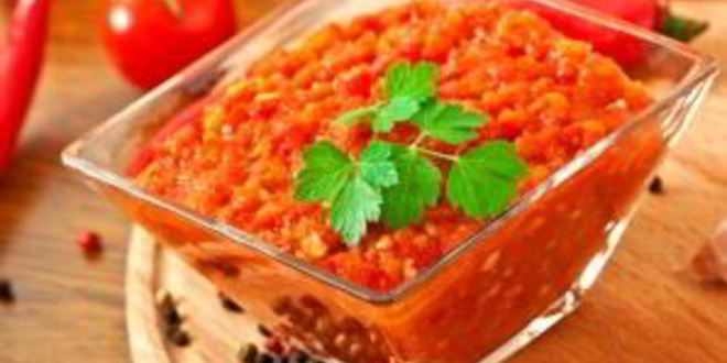 Рецепт аджики из помидоров без чеснока