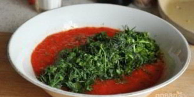 Рецепт аджики из помидоров
