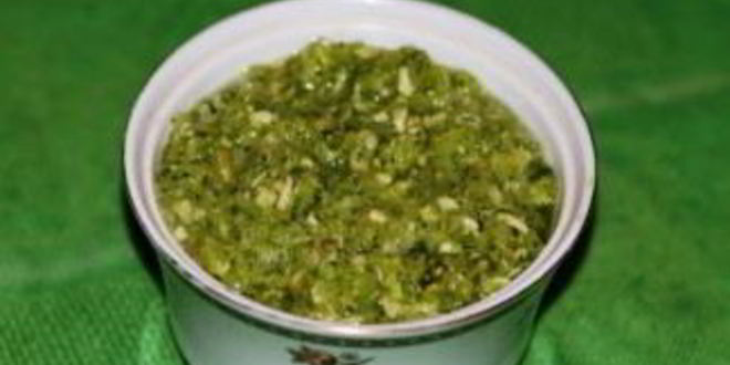 Рецепт аджики из зеленых помидоров на зиму