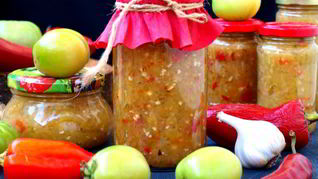 Рецепт Аджики из зеленых помидоров