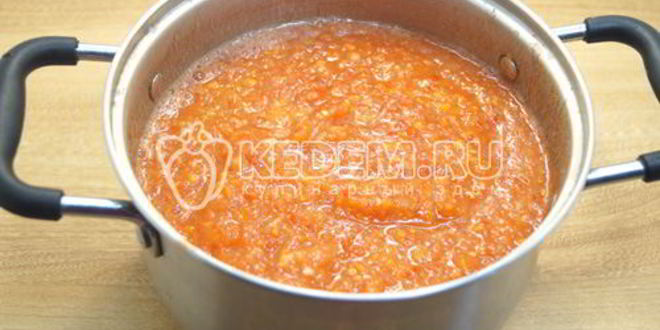 Рецепт аджики на зиму с яблоками