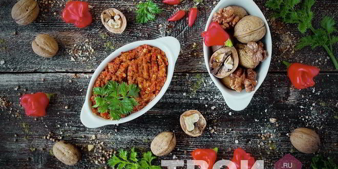 Рецепт аджики с орехами