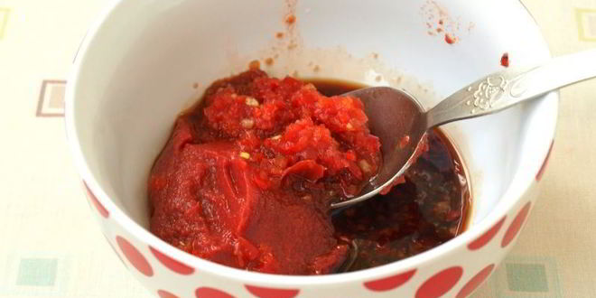 Рецепт филе индейки запеченное в томатно-соевом соусе с аджикой