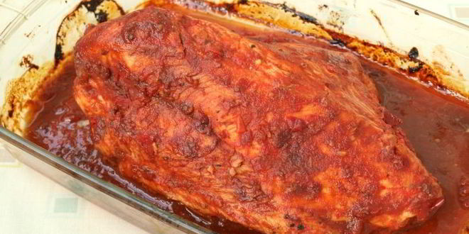 Рецепт филе индейки запеченное в томатно-соевом соусе с аджикой