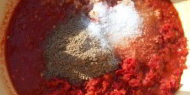 Рецепт кавказской аджики