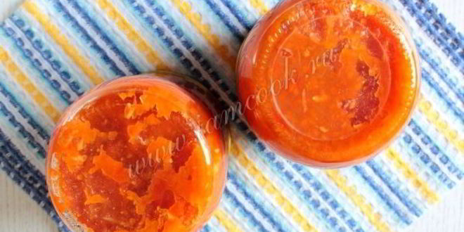 Рецепт классической аджики из кабачков на зиму