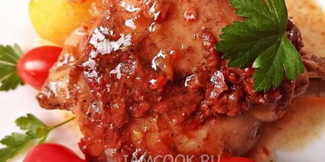 Рецепт кролика в аджике