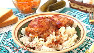 Рецепт Куриных бедрышек запеченных с аджикой