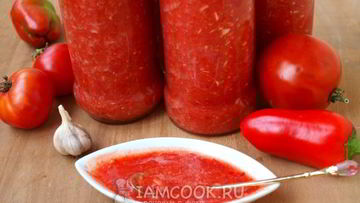 Рецепт Сырой аджики с хреном