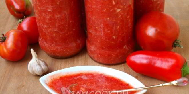 Рецепт сырой аджики с хреном