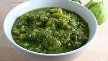 Рецепт Вкусной аджики из зеленых помидоров