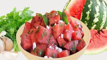 Рецепт Арбузов в банках на зиму с чесноком