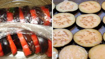 Рецепт Баклажанов с помидорами на зиму