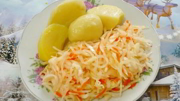 Рецепт Быстрой квашеной капусты