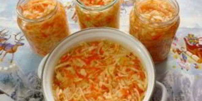 Рецепт быстрой квашеной капусты