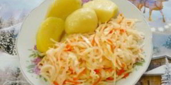 Рецепт быстрой квашеной капусты