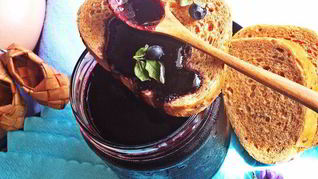 Рецепт Черничного джема из духовки