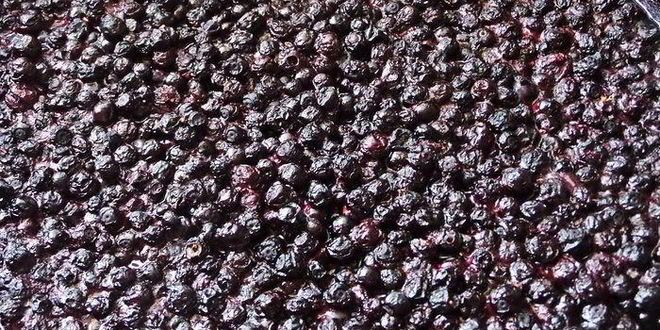 Рецепт черничного джема из духовки