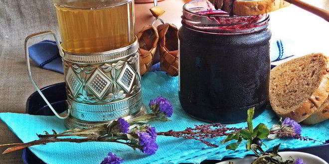 Рецепт черничного джема из духовки